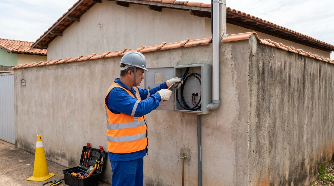 Instalacao de padrao de energia profissional em São Luís‑MA