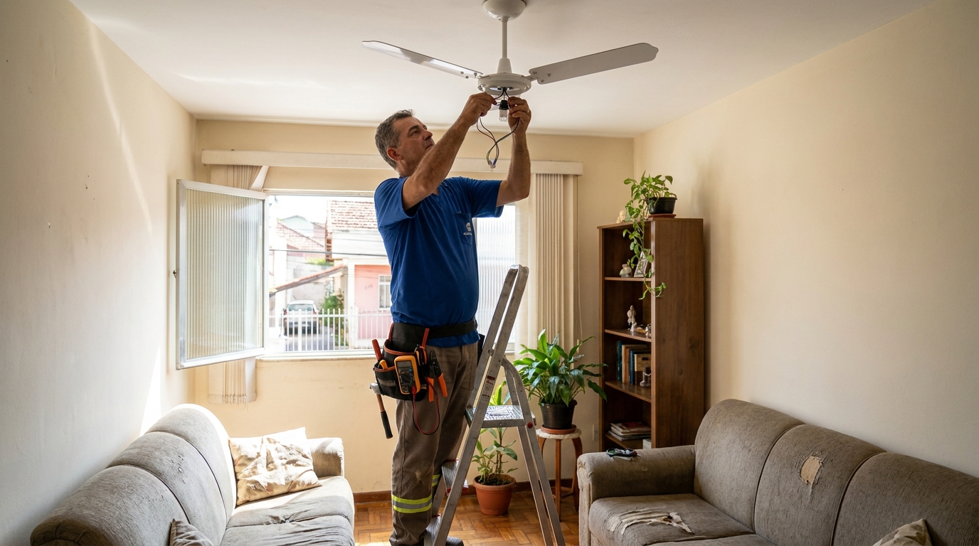 Instalacao de ventilador de teto em São Luís‑MA